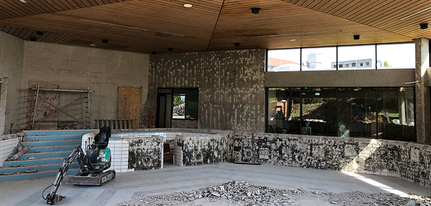 AEDES Ausstellung: Entwicklung des Pool-Designs